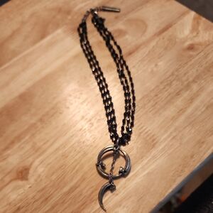Martha Rotten Raven Moon necklace